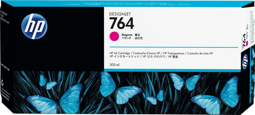 HP 764 Druckerpatrone magenta, 300 ml, HP Designjet T3500 Produktbild 