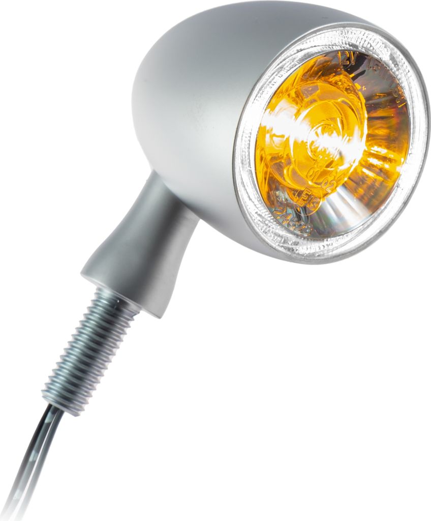 Kellermann Bullet 1000 PL white LED Blinker mit Positionslicht chrome vorne beidseitig Paar