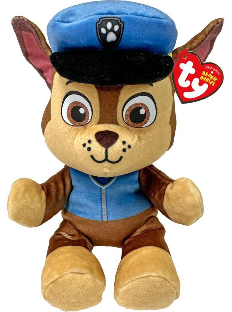 Ty 44014 - Chase Paw Patrol - Peluche Beanie Babies - 15 cm Immagine del prodotto 