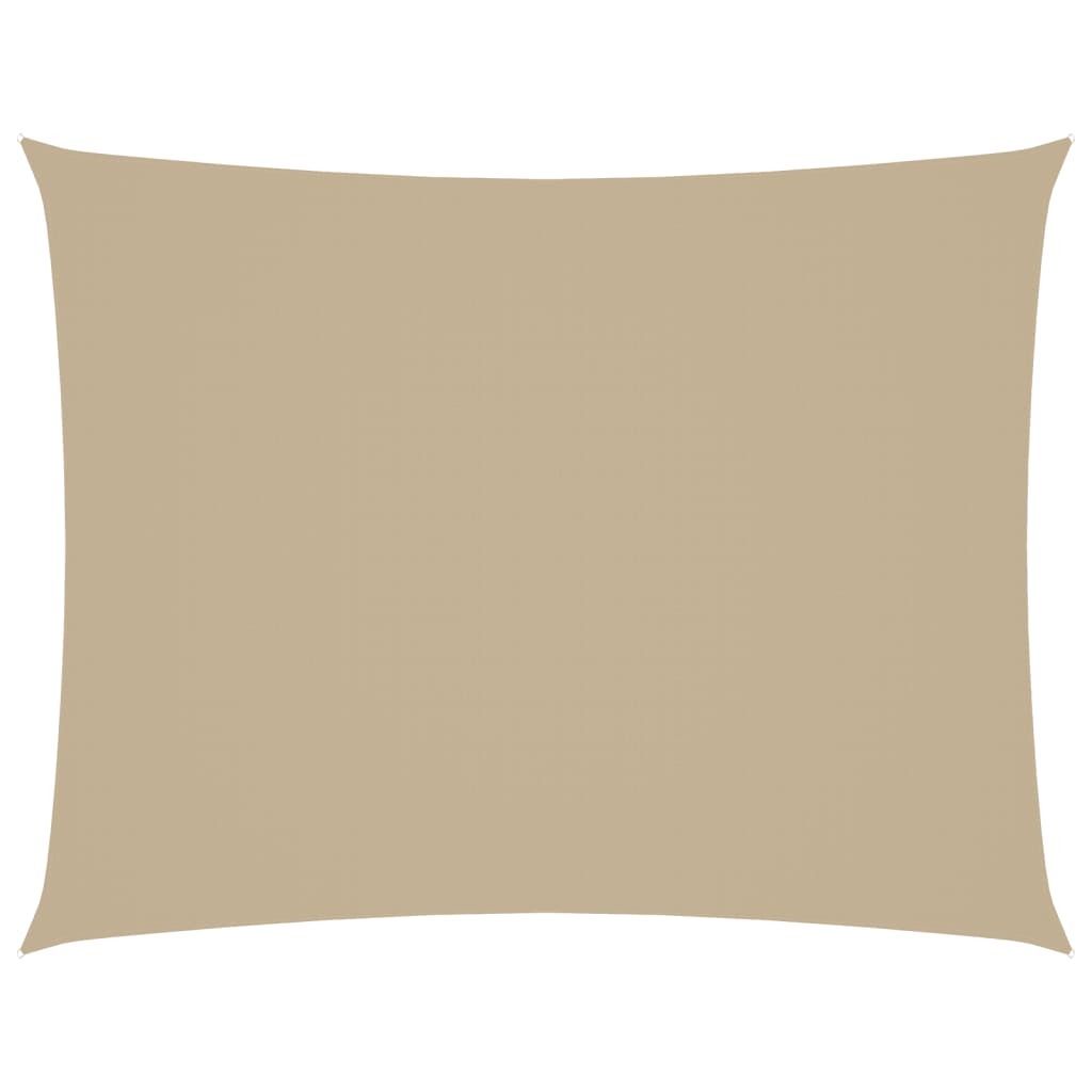 vidaXL Sun Sail Oxford Fabric Obdĺžnikový 3,5x5 m Béžová Obrázok produktu 
