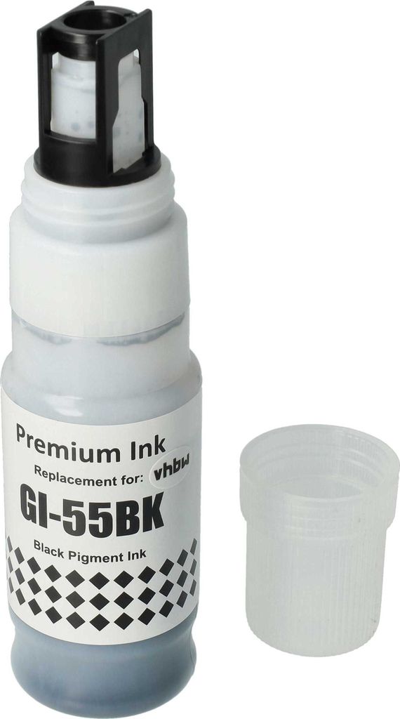 vhbw Nachfülltinte kompatibel mit Canon MAXIFY GX 2050, GX 2040, GX 1050 Drucker - Refilltinte, Pigmentiert, 70ml