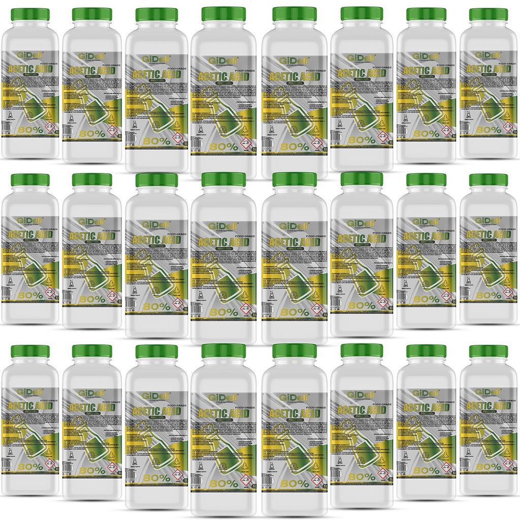 Essigsäure 80% 24L Konzentrat Reinigung Entkalkung Haushalt Essigessenz GiDeli