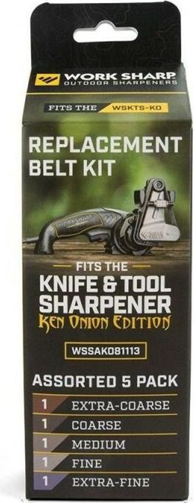 Work Sharp Schleifband-Set für Ken Onion Edition, 5 Stück (WSSAKO81113)