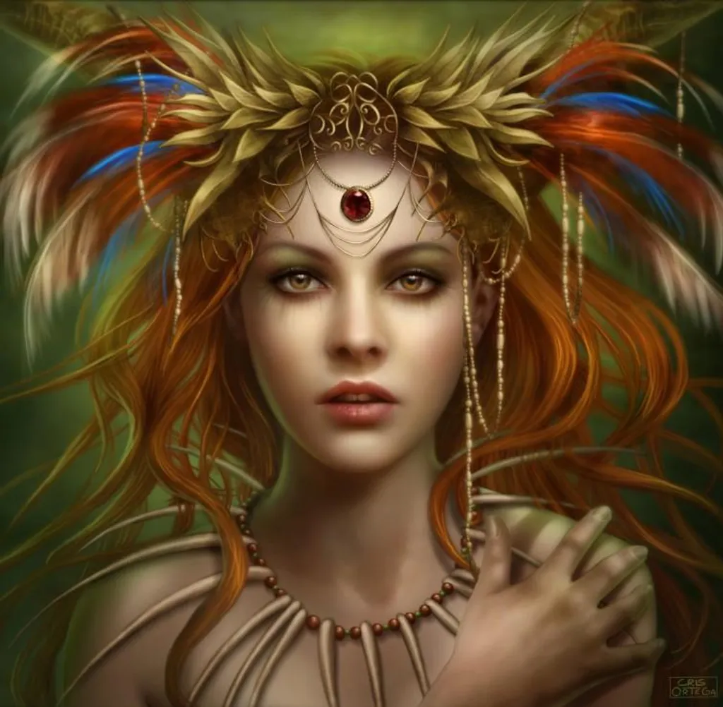 Puzzle Grafika Tribal Goddess 1000 pièces - Finition premium et hauteurs