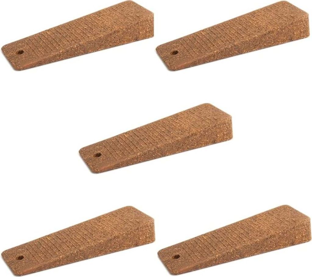 5x sossai Türkeile aus Hartgummi in Kork Türstopper Produktbild 