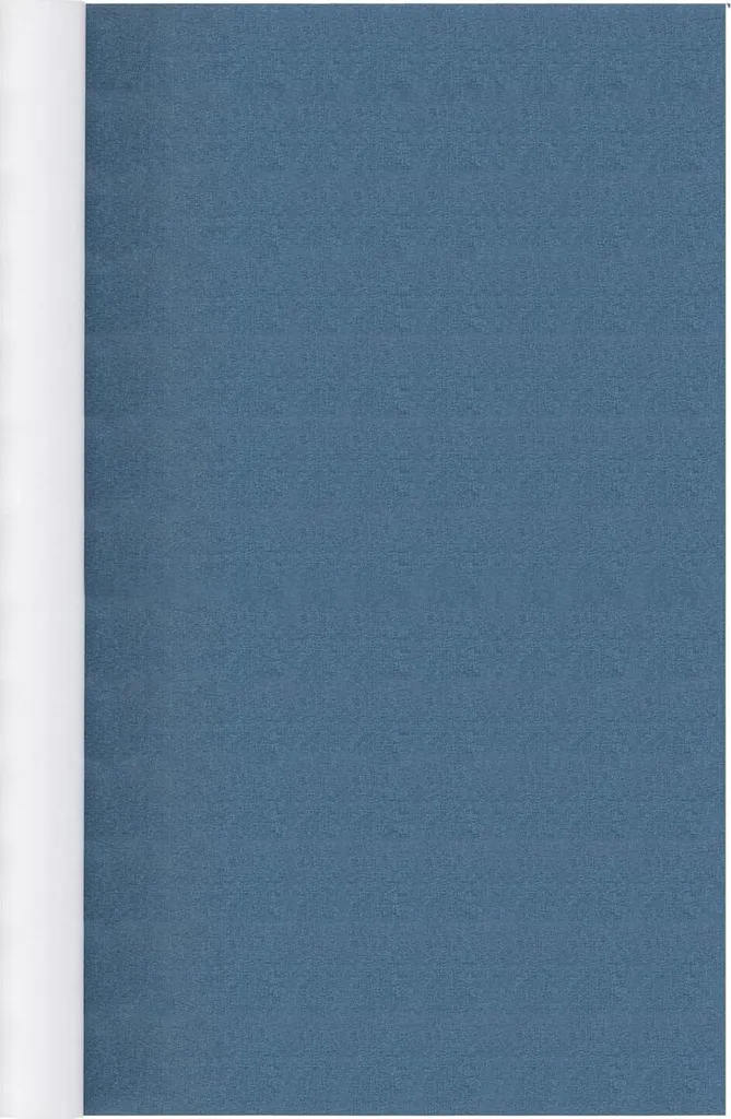 Rouleau adhésif lin bleu 89x200cm imperméable pour fauteuils et chaises