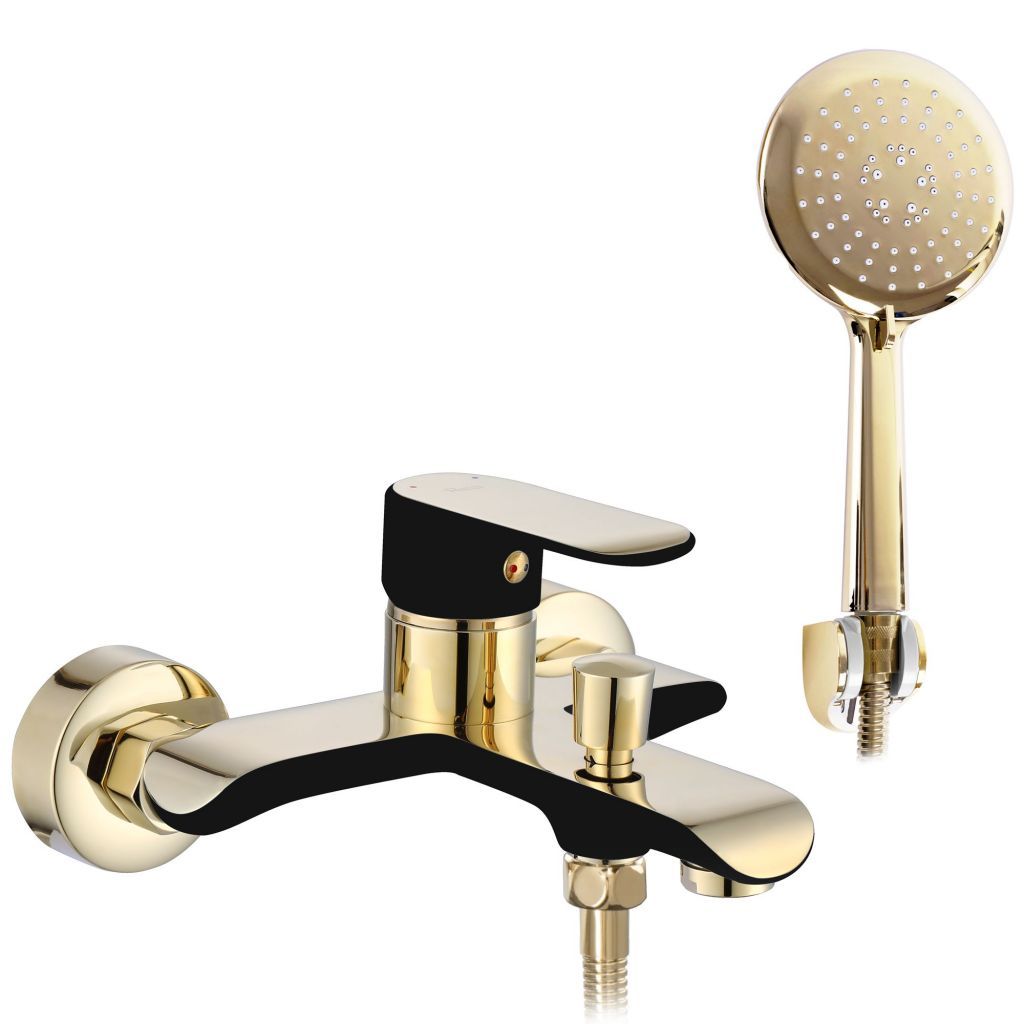 Rea Wannenarmatur My1805-3Bg Bloom Black/Gold