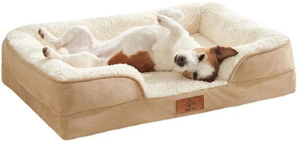 Lit pour chien imperméable et déhoussable à structure ferme taille M