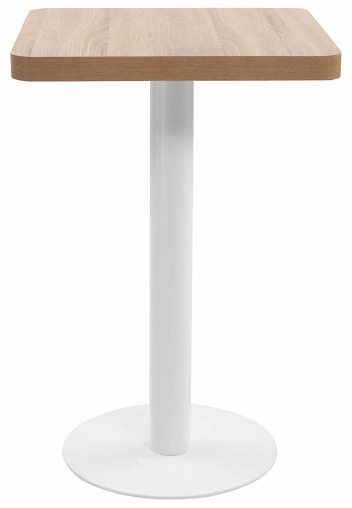 vidaXL Bistro stůl světle hnědý 50x50 cm MDF Obrázek produktu 