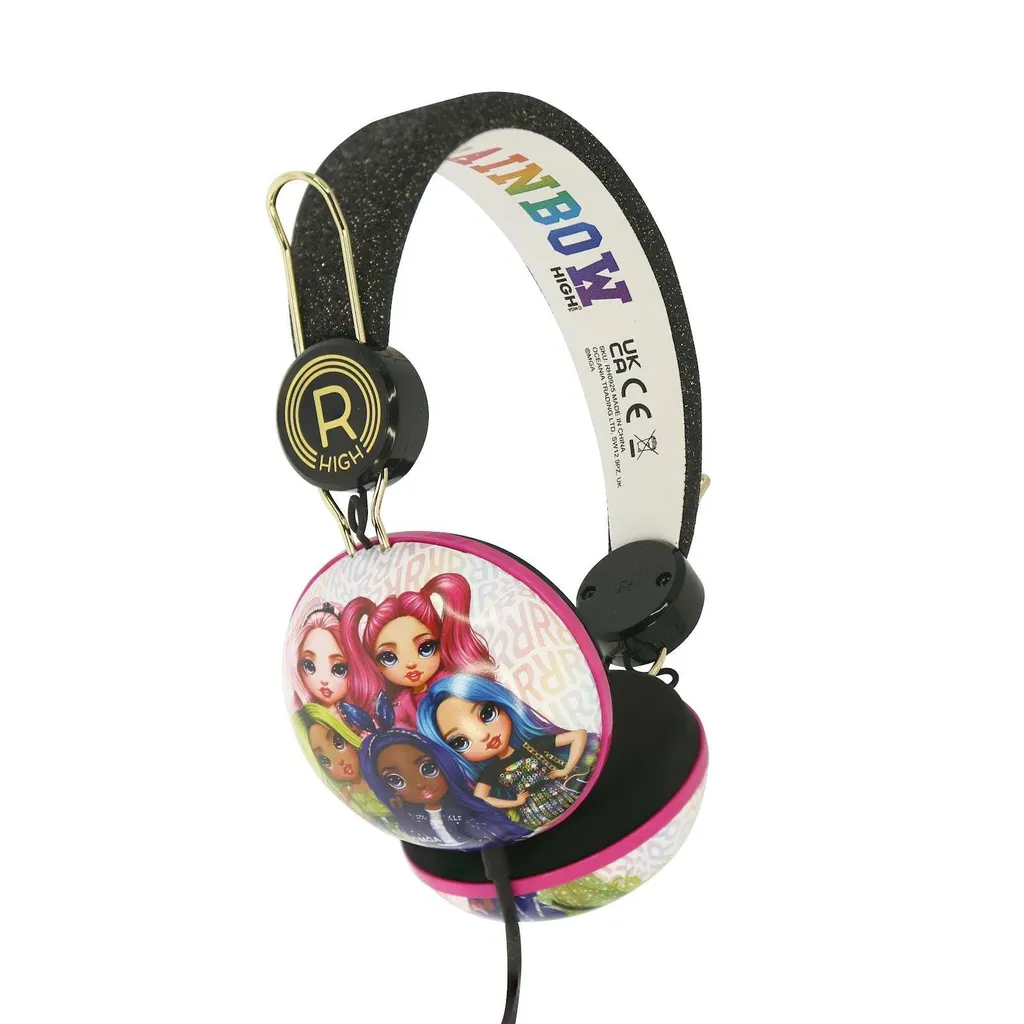 Casque d'écoute Team Rainbow High robuste anti-nœuds pour tablette
