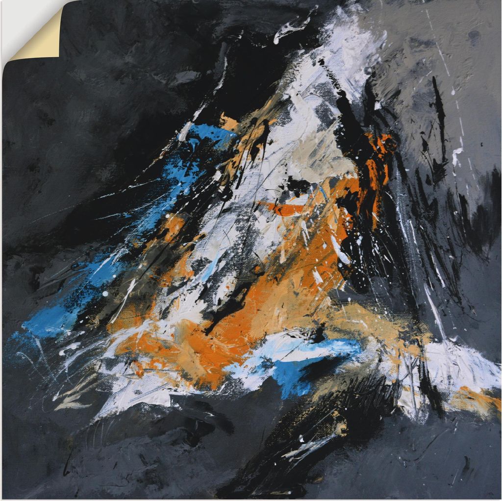 ARTland Wandbild, selbstklebend Abstrakt X Größe: 40x40 cm