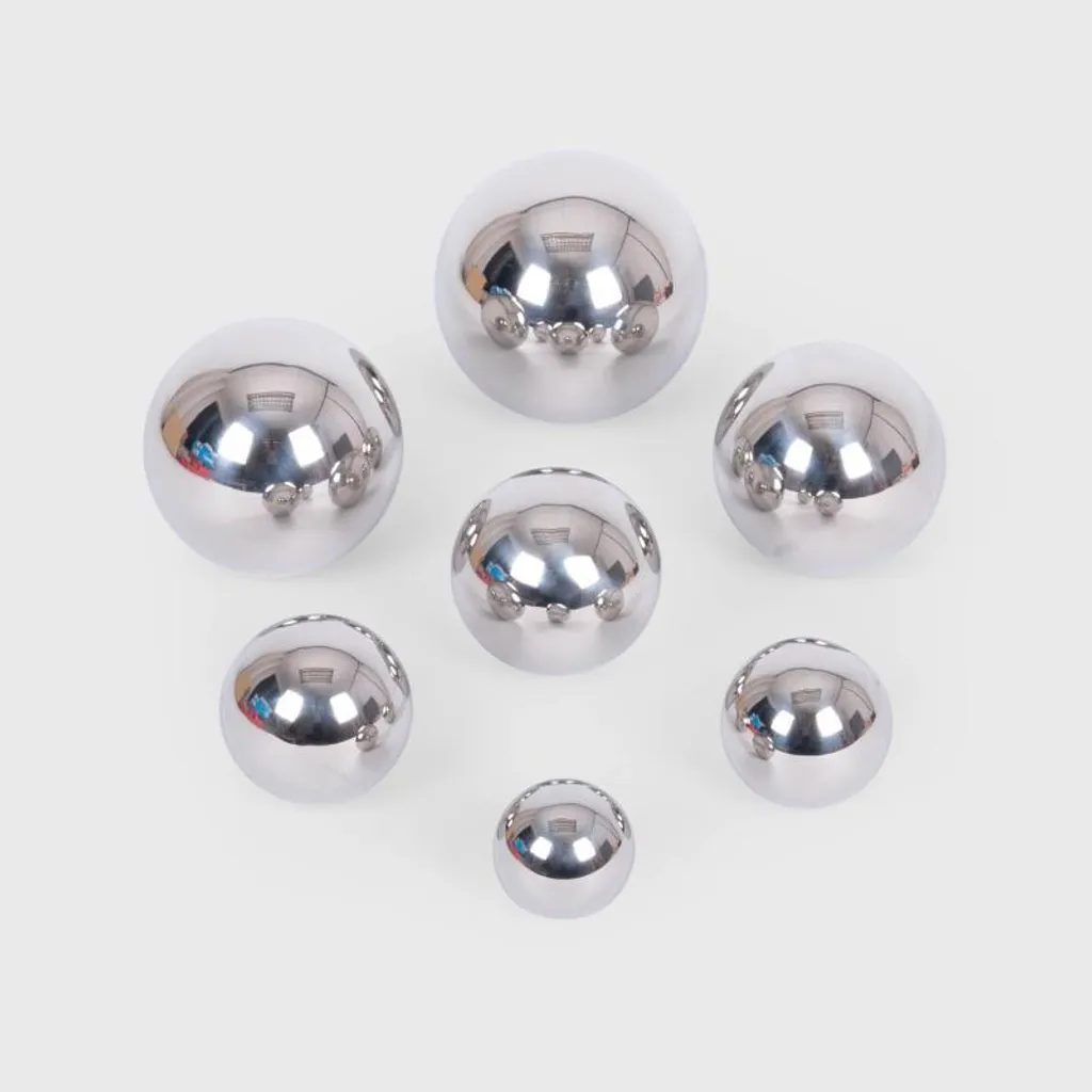 TickiT Balles Miroir Sensorielles avec Son - Set de 7 Sphères en Inox