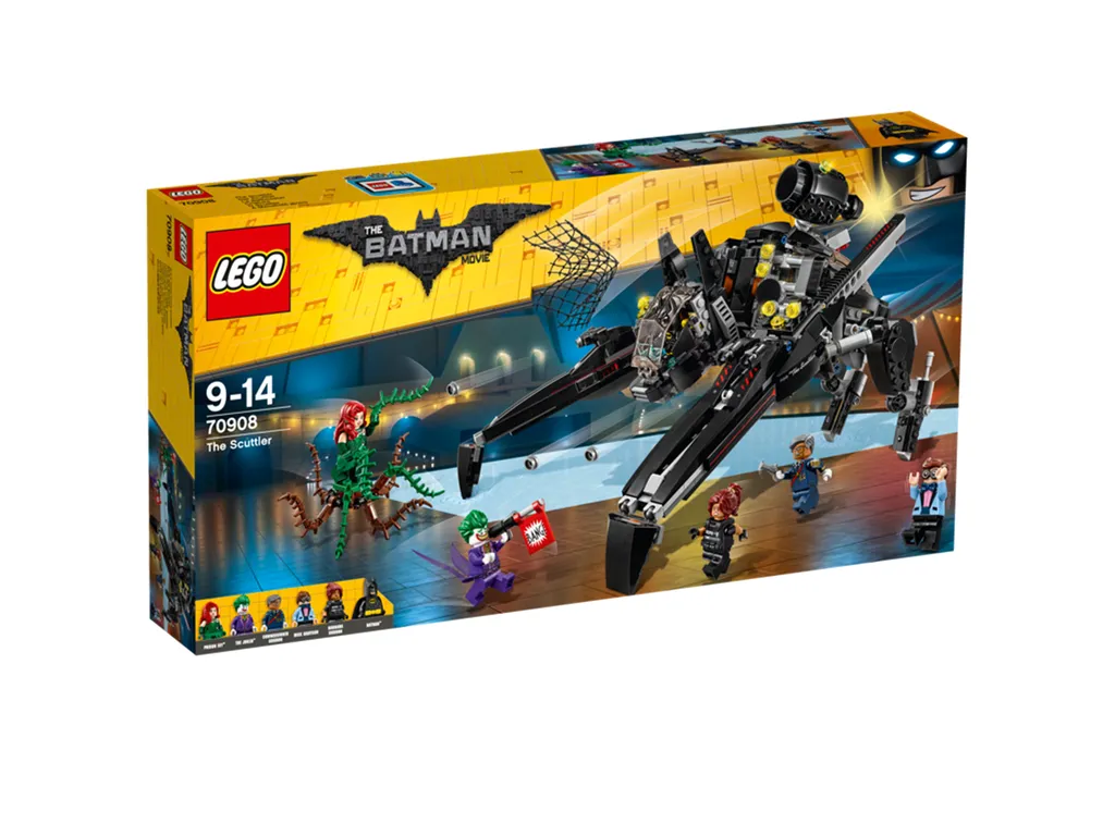 Jeu de construction LEGO 70908 Le Scuttler Batman avec 6 figurines DC