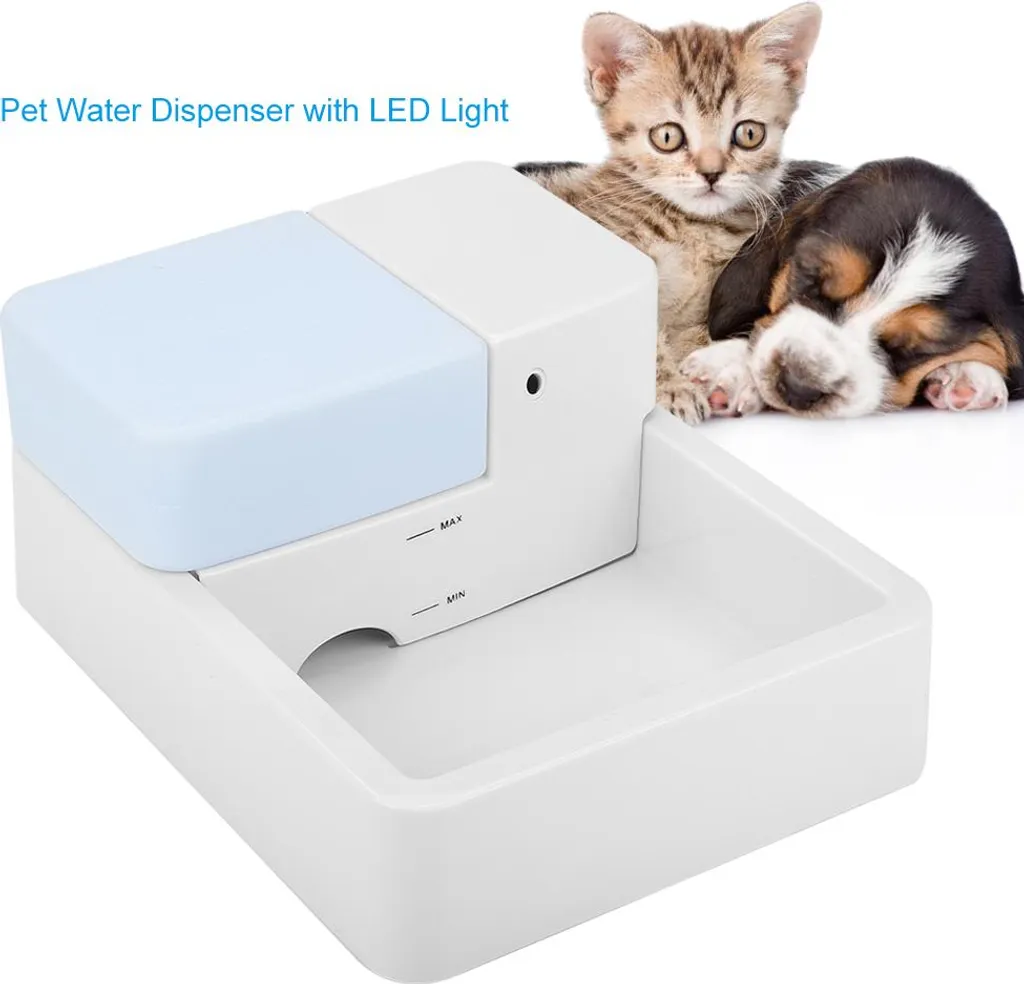 Distributeur d'eau automatique pour animaux avec éclairage LED nocturne - 2