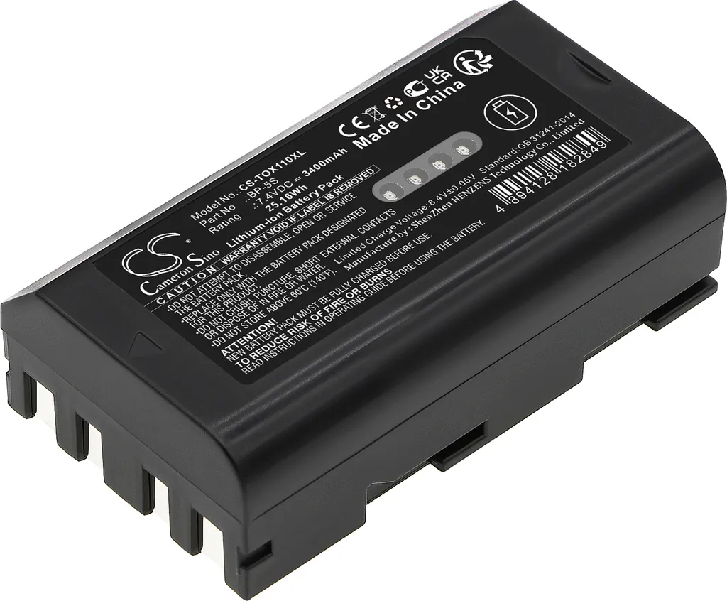 Batteria TECHTEK per Carlson BRx7 e Leica CS07 | Ricambio Alta Qualità