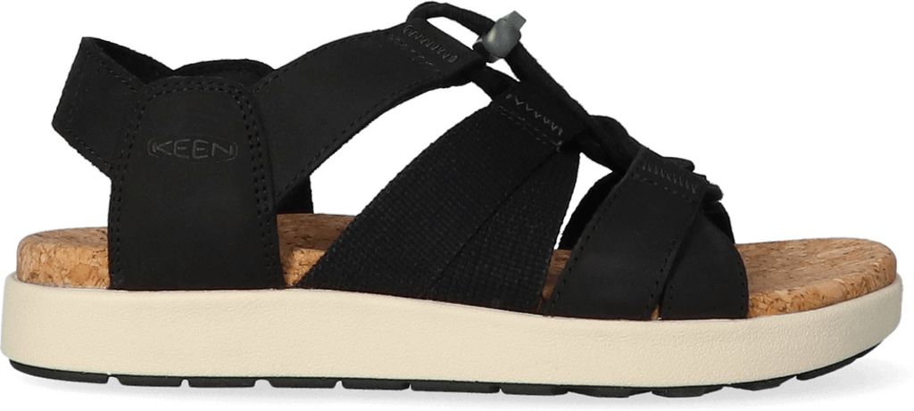 Keen Elle Mixed Strap Damen Sandalen Black/Birch Größe 40.5
