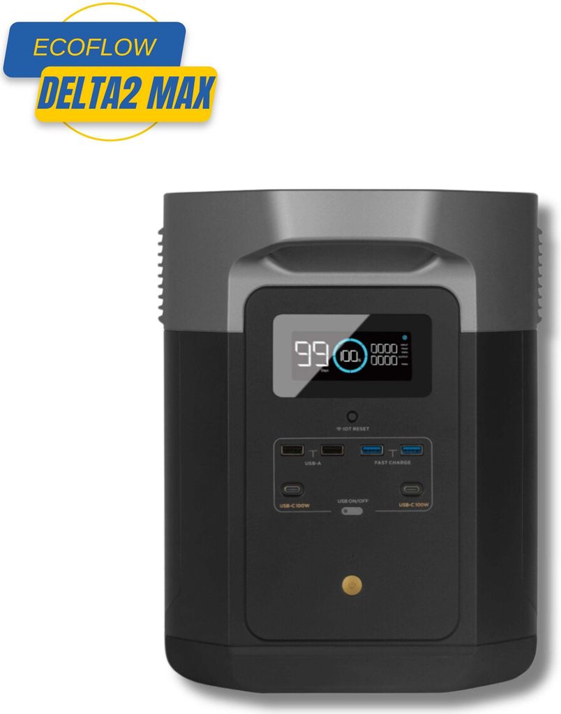 EcoFlow DELTA 2 MAX Powerstation 2048 Wh Produktbild 27