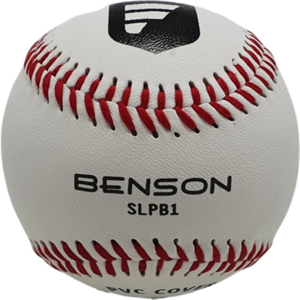 Benson SLPB1 9 inch Official Size White PVC Cover Baseball | Practice Ball Baseball/Softball Artikel
