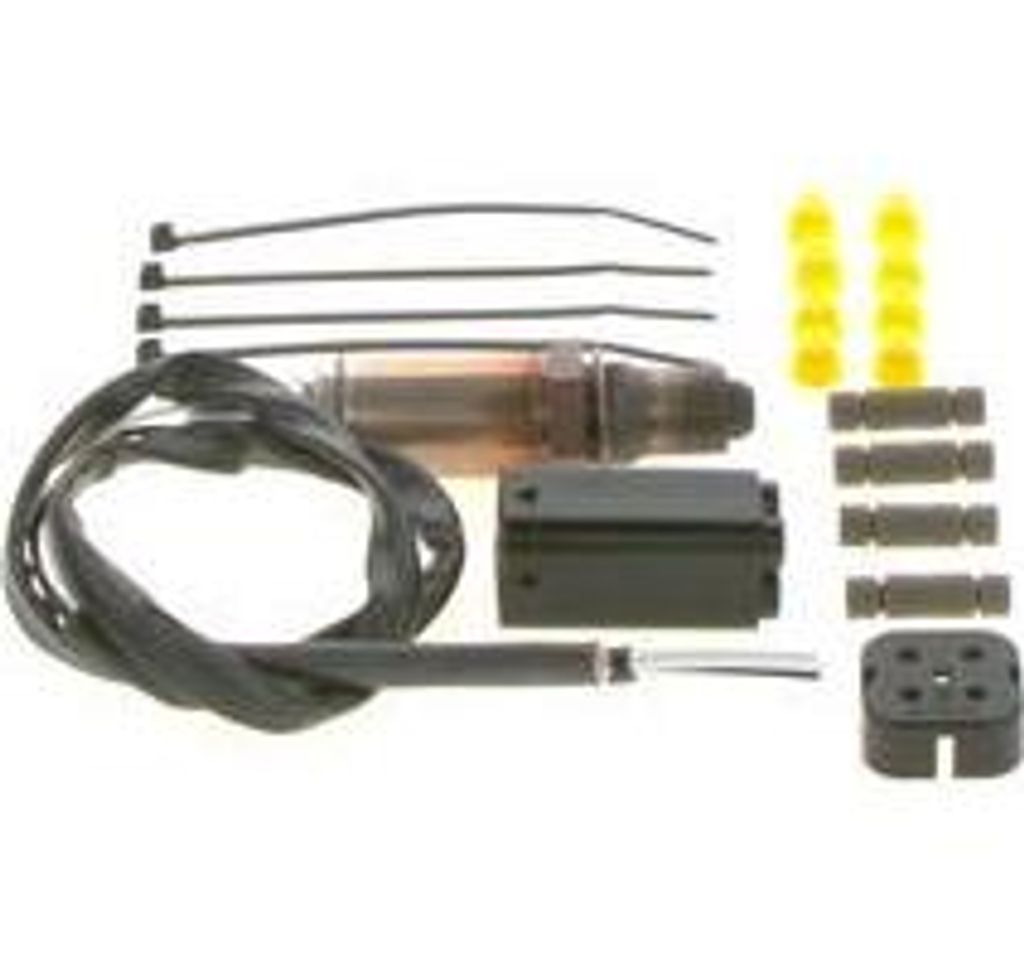 BOSCH 0 258 986 504 Lambdasonde OE 7555129 kompatibel mit A6 4A, S10, Vision, 300 ZX, Calibra A, Vectra, Toledo, 240, 740, 940, 960, Passat 35I, Tr...