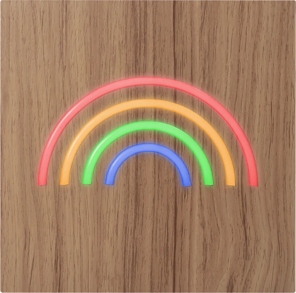 Enceinte Bluetooth Neon Rainbow L - Colorblock CBLNEONINDURAINBOWL Induction