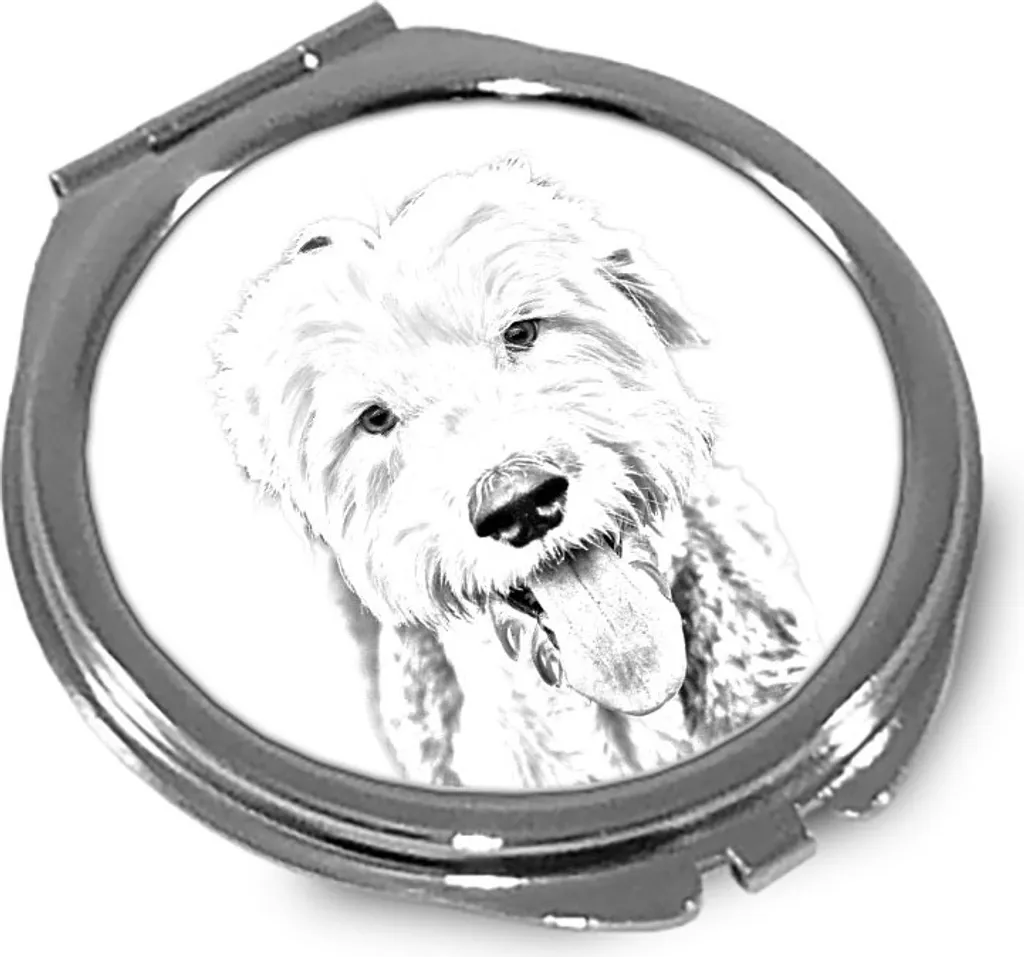 Specchio Tascabile Elegante Old English Sheepdog - Edizione Art Dog