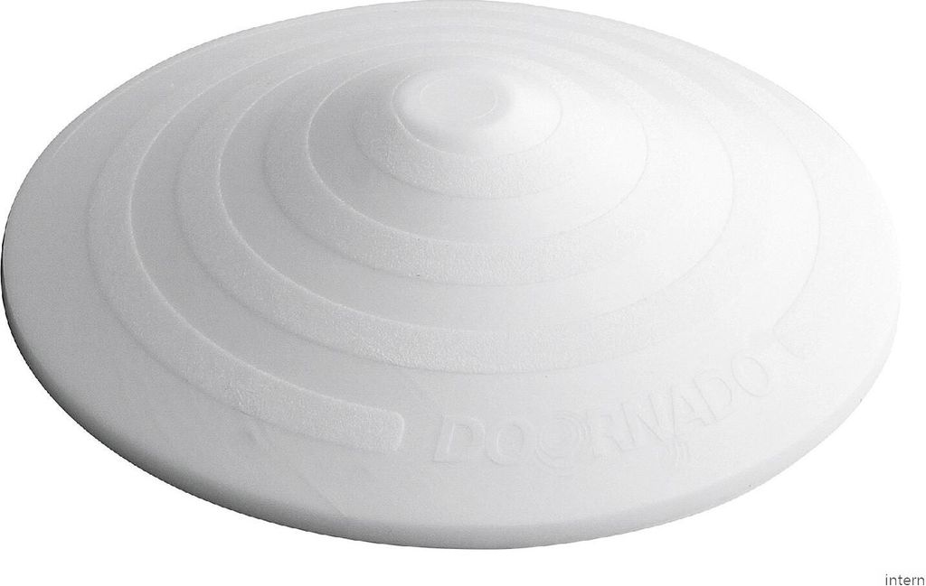 Doornado Wandpuffer 2er Set Mini Ø5 cm weiß