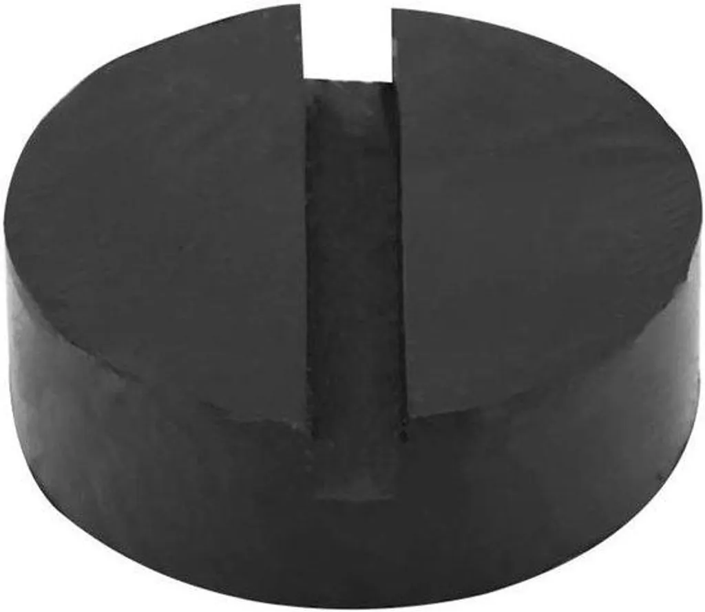 Protection de bas de caisse pour levage voiture en caoutchouc noir