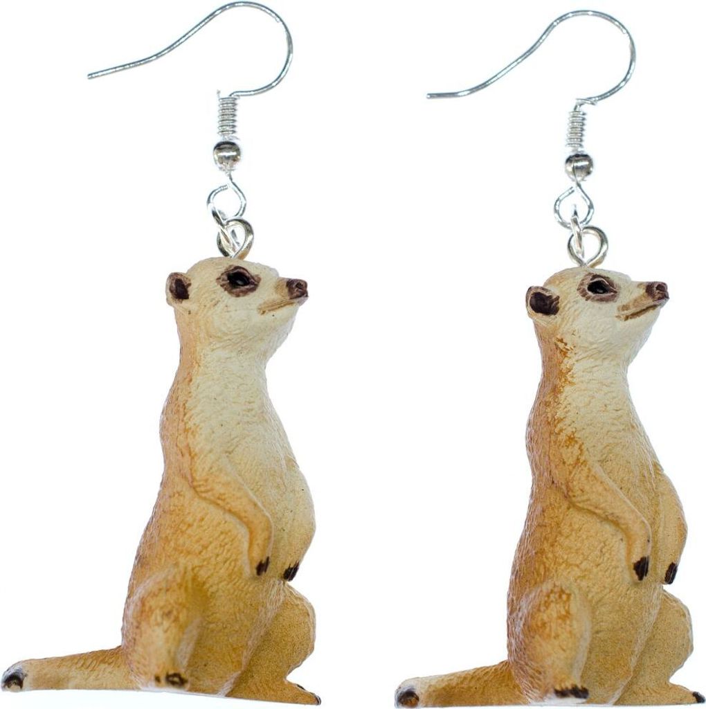 Erdmännchen Ohrringe Präriehund Miniblings Ohrhänger Produktbild 