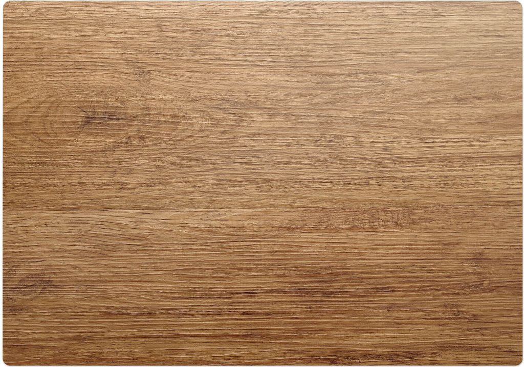 Hölzerne Maserung – Bodenschutzmatte – Stuhlunterlage 100x70 cm – Rutschfest – Hartbodenmatte
