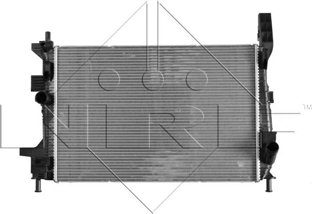 Radiateur de moteur en aluminium NRF 58650 pour Transit Connect Van