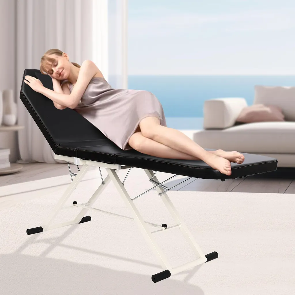 Table de massage ajustable contre le mal de dos - Pliable et légère - 5