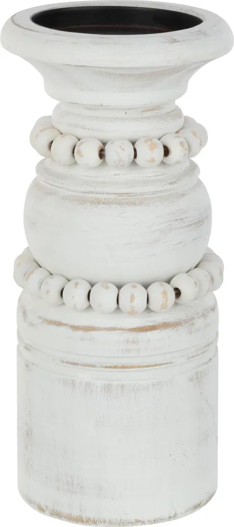 Bougeoir Pila J-Line Blanc : Stabilisez vos Grandes Bougies avec Style