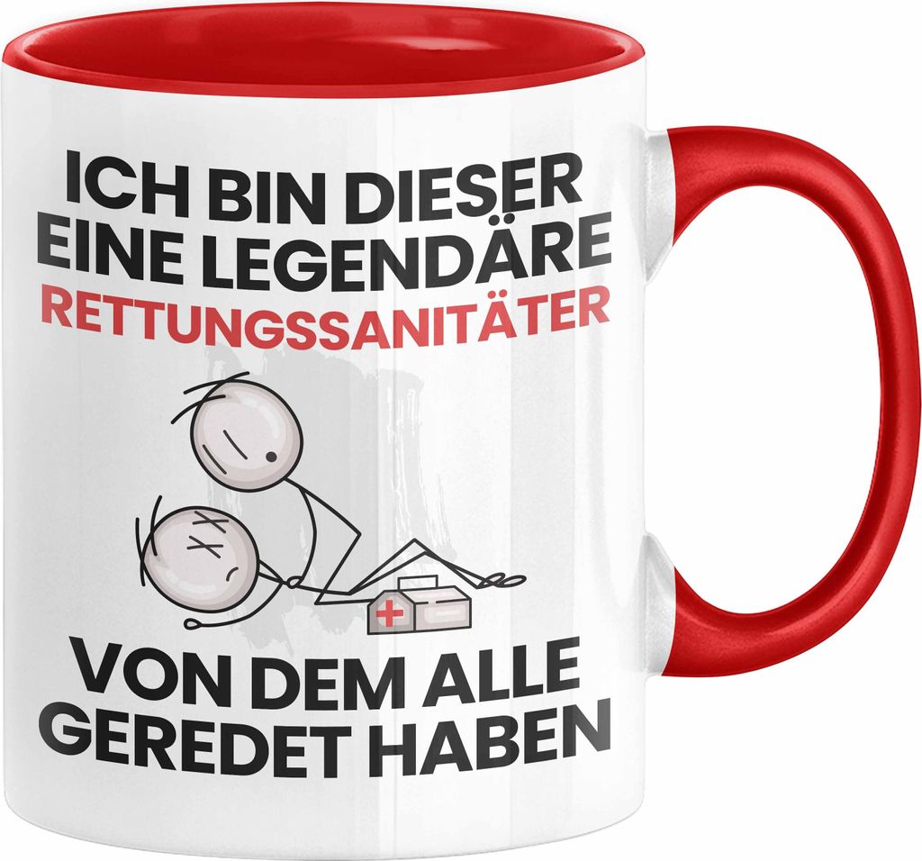 Rettungssanitäter Geschenk Tasse Lustige Geschenkidee Geburtstag für Rettungssanitäter Ich Bin Dieser Legendäre Rettungssanitäter Von Dem Alle...