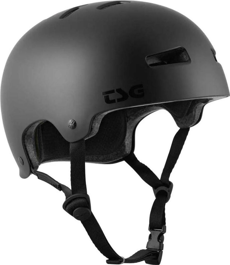 TSG Evolution Solid Color Satin Dark Black L/XL