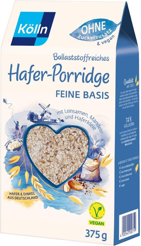 Kölln Ovesná kaše jemný základ, 375g Obrázek produktu 