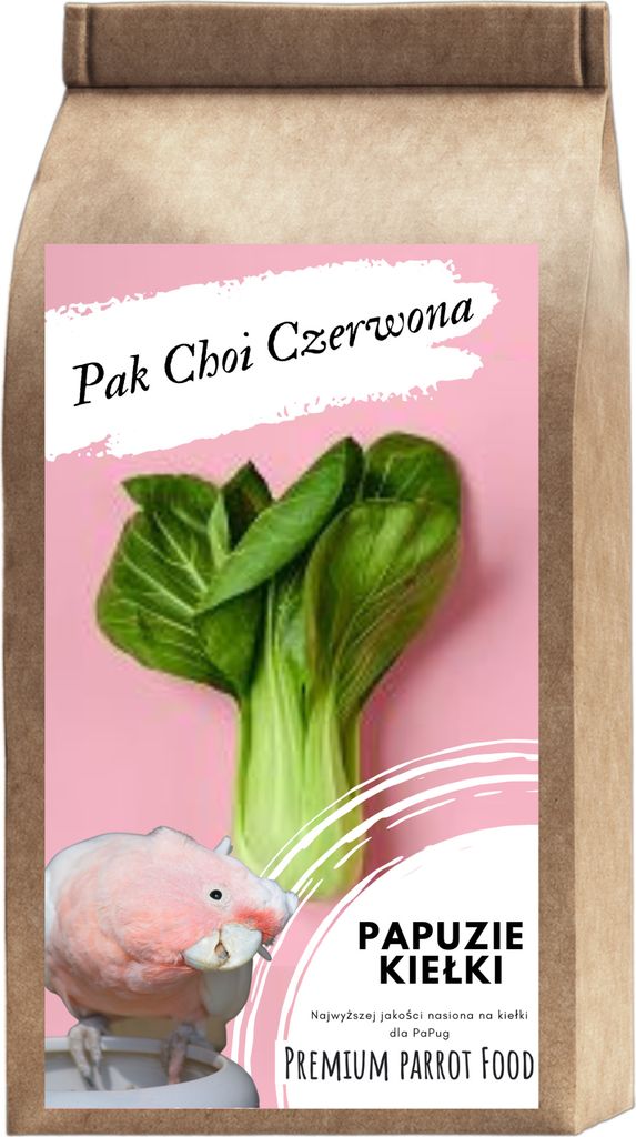 Premium Papageienfutter | Pak Choi Rot | Sprossensamen | für Papageien 50g