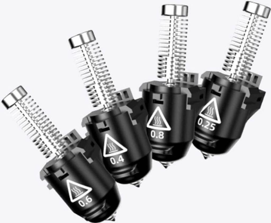 FLASHFORGE Düsenset 4er-Pack Ersatzteil für Adventurer 5M/5M Pro