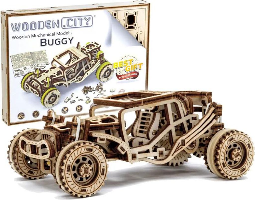 WOODEN CITY 3D-Puzzle Auto-Buggy 137 Teile