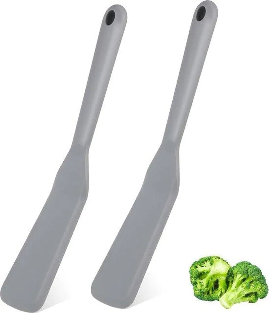 Lot de 2 racloirs silicone pour ne plus gaspiller vos sauces et pâtes