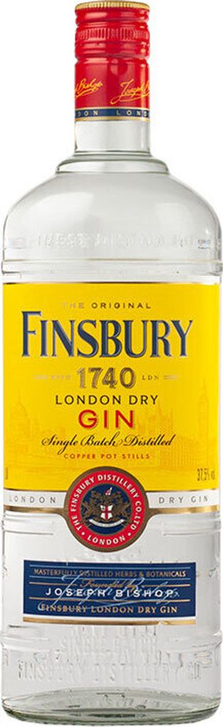 Finsbury London Dry Gin 37,5% Vol. (1x1l Flasche)