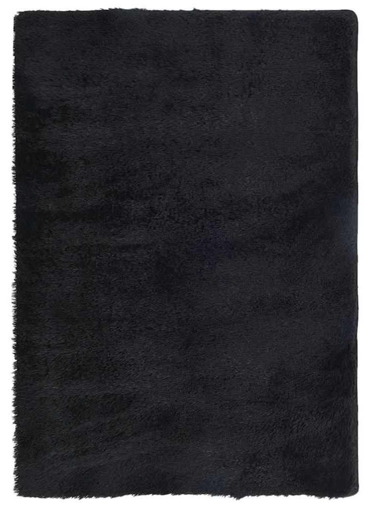 vidaXL Teppich Shaggy Hochflor NAVARRA Schwarz 240x340 cm Produktbild 