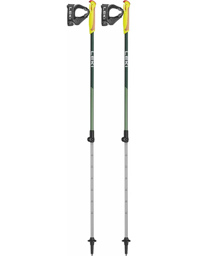 Bâtons de Randonnée LEKI Walker XS Verts Idéaux pour Sorties en Famille - 8