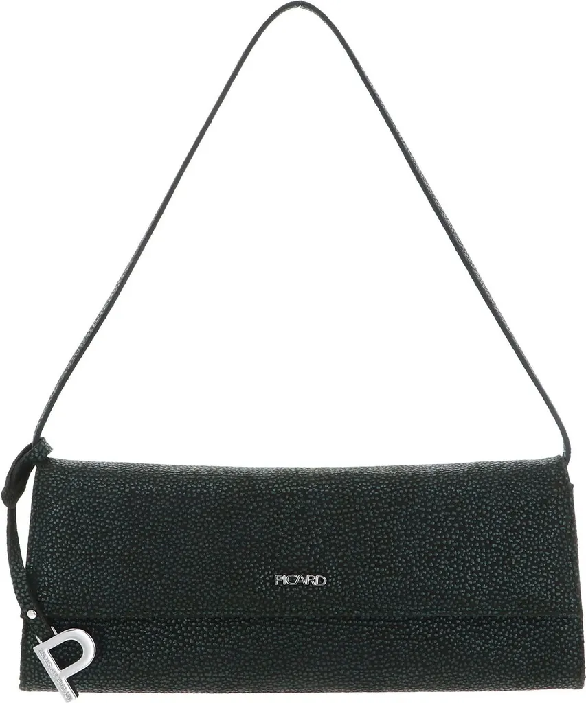Picard Auguri Borsa Pochette in Pregiata Pelle Verde Pino | Lusso