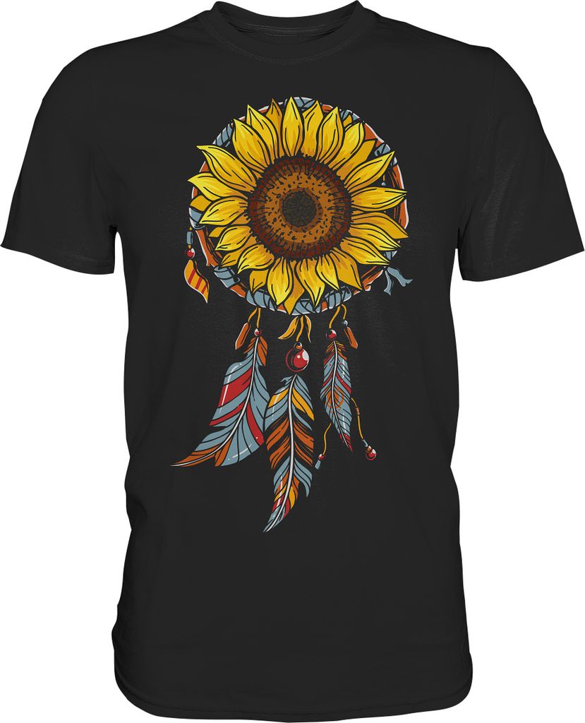 Traumfänger Sonnenblumen Shirt Gärtner Geschenk Garten – Produktbild 