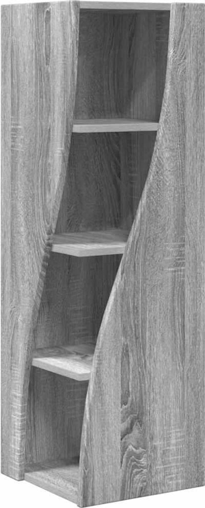 "2026 MODERNE"Eckschrank/Highboard - elegante Design - Mehrzweckschrank - Graues Sonoma 32x32x102cm Holzwerkstoff - Kommoden CC9540390