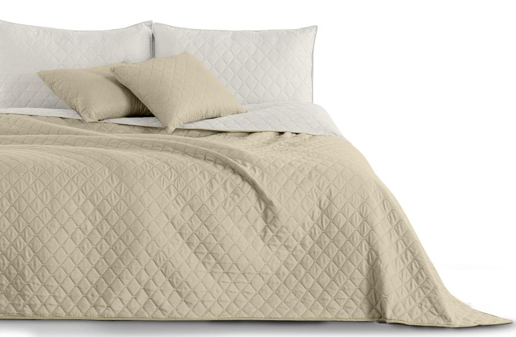 Luxe bedsprei Axel met effen, omkeerbaar design - Productafbeelding 