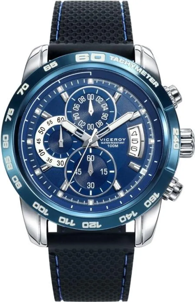 Montre Analogique Viceroy 40421-39 pour Homme avec Cadran Bleu Marine