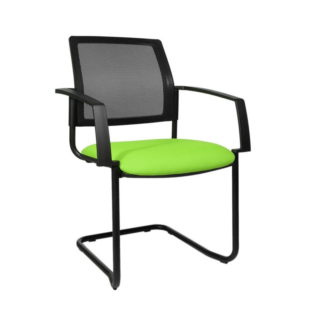 Topstar Besucherstühle BtoB 20 BB400A G050 grün, schwarz Stoff, 2 St.