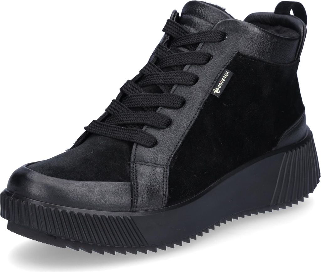 Ara Schnürstiefel Kaltfutter in schwarz, Gr. 5.5
