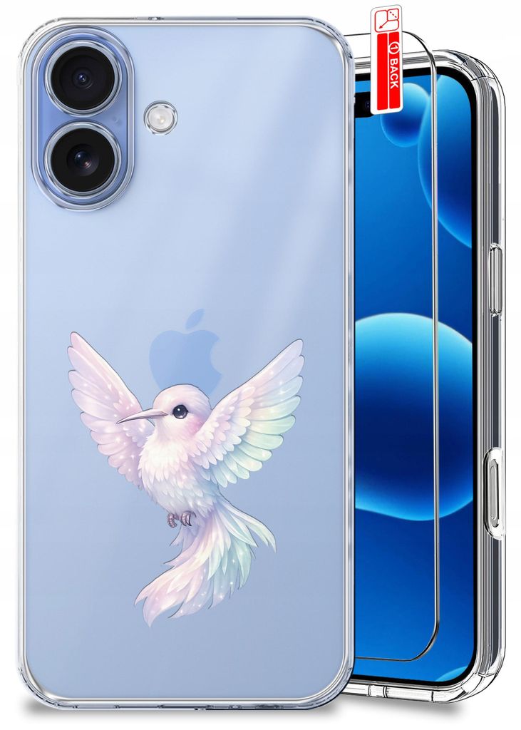 Hüllen für das iPhone 17 – Modische, coole, niedliche und farbenfrohe Designs – Clear Case + Displayschutzfolie